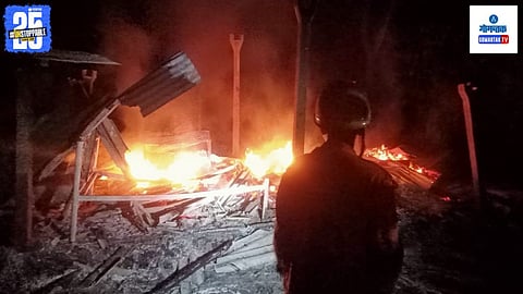 Fire destroys home of poor family in Goa