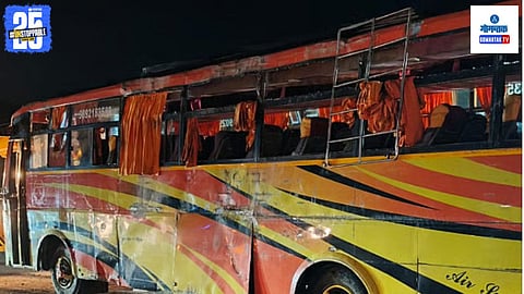 Private bus from Mumbai to Sindhudurg met with accident