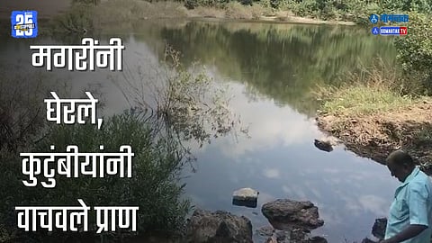 crocodile fear in village Goa