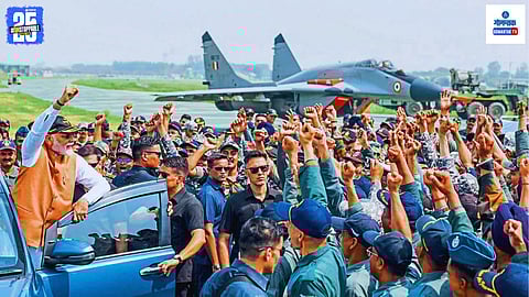 PM Narendra Modi Adampur Air Base