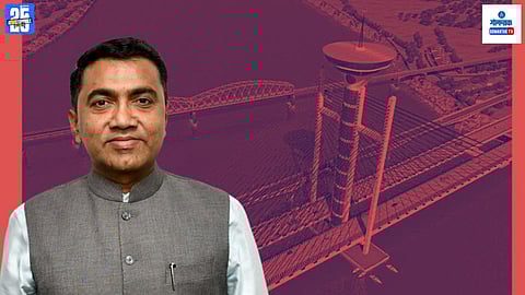 CM Pramod Sawant, Zuari Bridge River