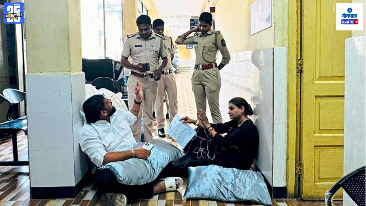 Pratima Coutinho Protest: 'जोपर्यंत नगरसेवक डिकॉस्तांना न्याय मिळत नाही, तोपर्यंत...'; प्रतिमा कुतिन्हो यांचा पोलिस अधीक्षक कार्यालयाबाहेर ठिय्या!