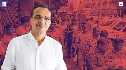 Goa Taxi Drivers Protest