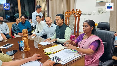 Mapusa  municipal council cm pramod sawant