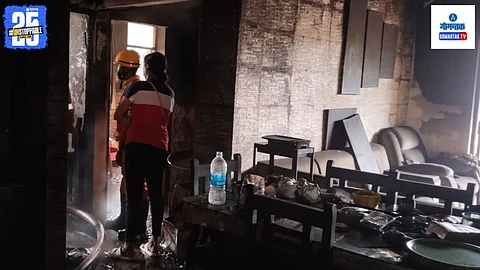 Flat In Ponda Gutted In Fire