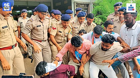 Goa NSUI Protest