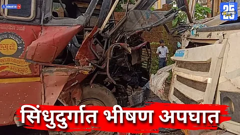Sindhudurg Banda Two Bus Accident