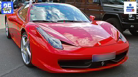 Supercar Ferrari Seized