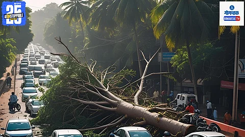 Dhumase village roadblock