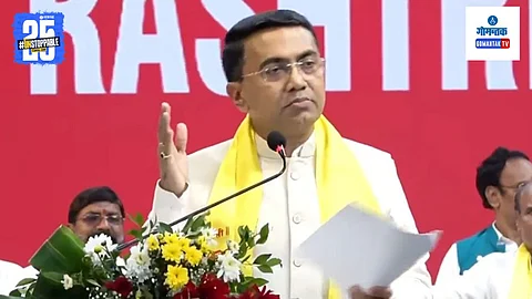 Goa CM Pramod Sawant