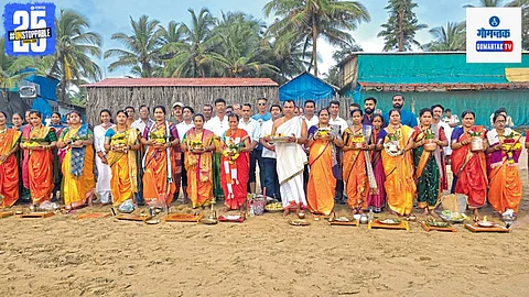 Goa traditional sea worship