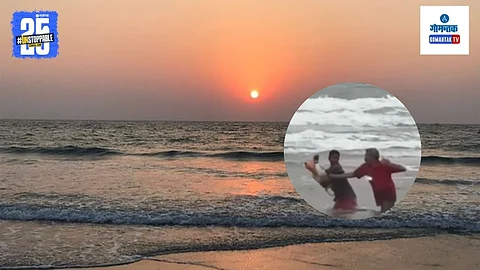 Goa Lifeguard Rescues Tourist