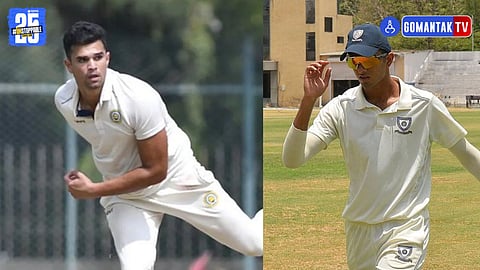 Arjun Tendulkar wicket Samit Dravid