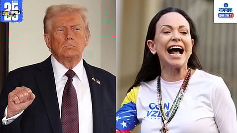 donald trump  and maria corina machado