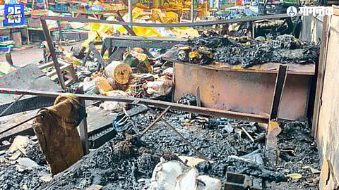 Curchorem Market Fire