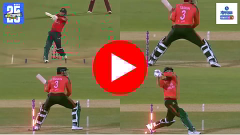 Taskin Ahmed Out Despite Hitting Six