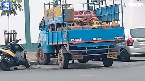 Campal Panaji LPG gas cylinder theft