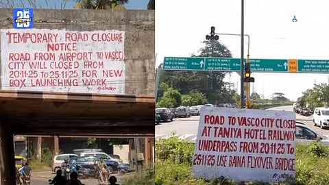 Goa traffic diversion