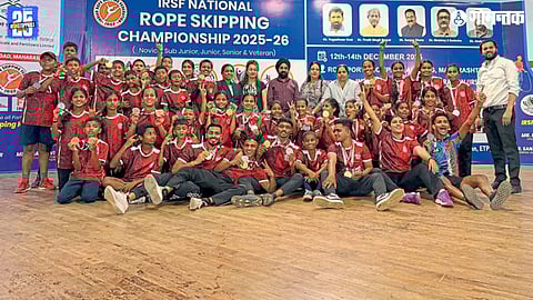 Goa rope skipping medals