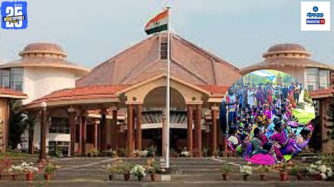 Chimbel Villagers Protest