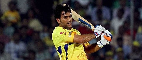 IPL 2021 Chennai Super Kings have shared a video of Dhoni hitting a six