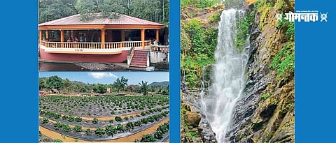 1) श्री क्षेत्र दत्तगुंफा 2) वेर्ले नेत्रावळी येथील स्ट्रॉबेरी लागवड  3) सावरी धबधबा