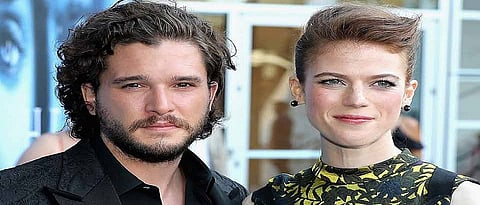 Rose Leslie met her husband Kit Harington on the set of the HBO series Game of Thrones who played John Snow