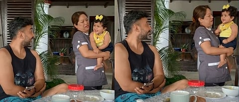 Actress Shilpa Shetty and her husband Raj Kundra introduced their daughter Samisha on Instagram