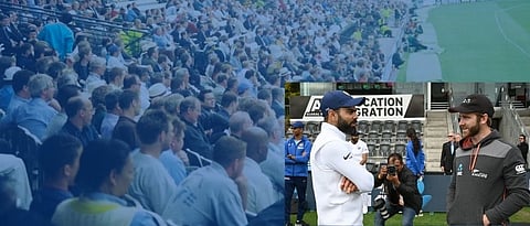 A green lantern for spectators to watch the final of the World Test