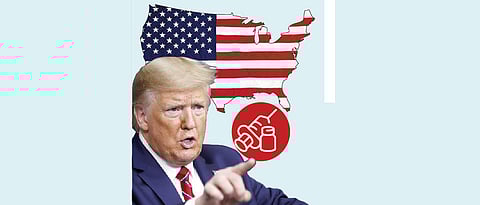 Donald Trump urges pre-election virus vaccine