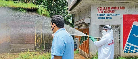 Chemical spraying