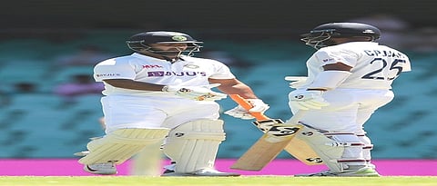India Vs Australia third test match Sydney India need 107 runs to win with 5 wickets remaining