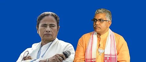 Dilip Ghosh and Mamata Banerjee
