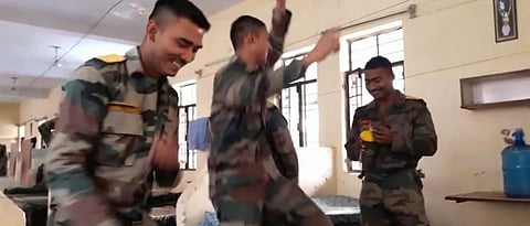 Video Viral Union Minister Kiran Rijiju shared a video of Indian soldiers dancing near Pangong Tso Lake