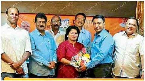 BJP has opened an account in the district panchayat elections