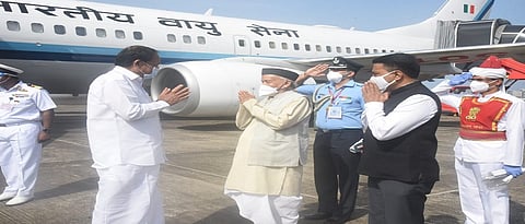 Vice President Venkaiah Naidu arrives in Goa for 10 day visit will attend the celebration of Legislature day