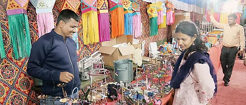 Diwali shopping shops in Pernem overflowed with Lanterns and other Diwali essentials