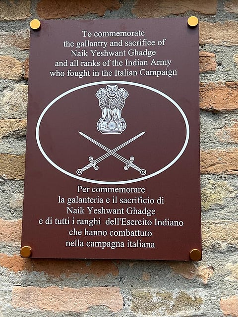 Italy honors Indian Army contribution in second world war