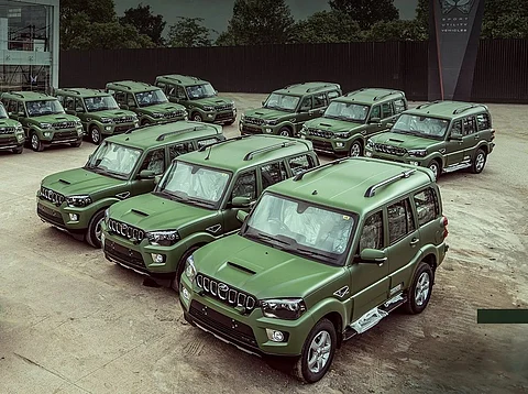 The first batch of deliveries of Scorpio Classic to the Indian Army have begun.