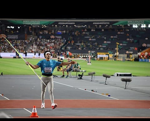 Neeraj Chopra makes us proud, says Indian Army as he bags Gold in World Athletics Championships