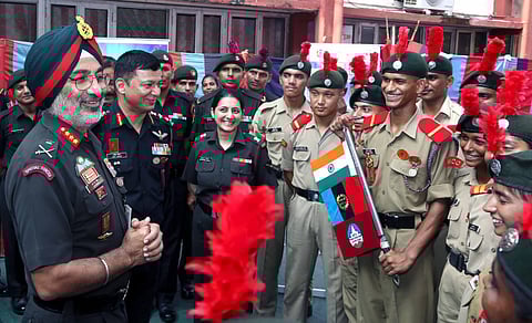 NCC Mountaineering Expedition to Mt Thelu Peak in Garhwal Region flagged-off from New Delhi
