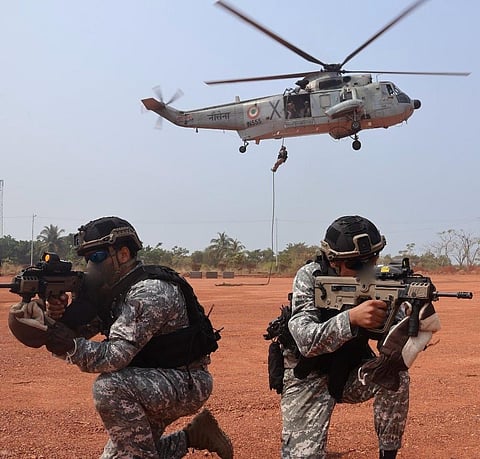 8th Joint Special Forces Exercise between Indian & US Navies held in Goa