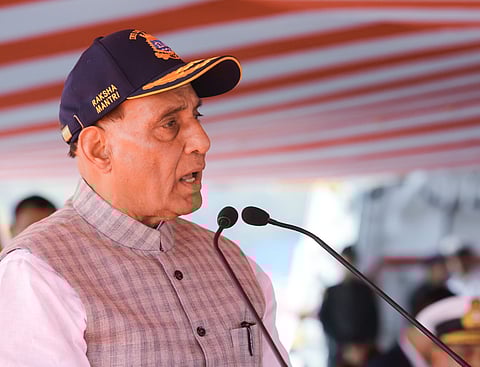Defence minister Rajnath Singh