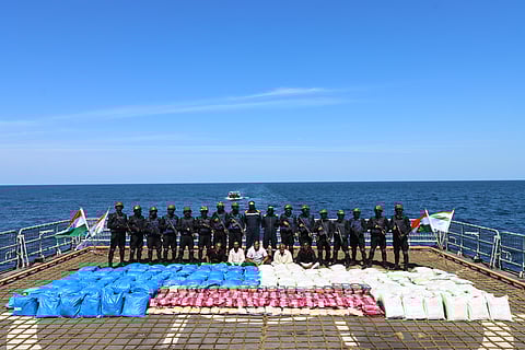 Indian Navy & NCB seize record 3.3 tonnes of narcotics in joint operation