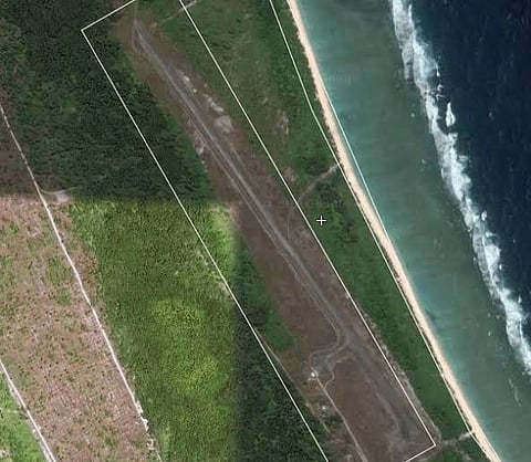 Agalega air base in Mauritius