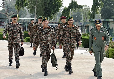 Army Chief Gen Dwivedi takes stock of operational preparedness along LoC in J&K