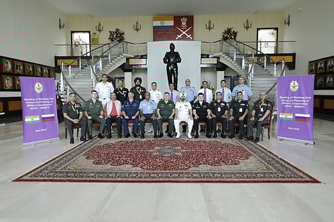 India-Russia hold talks on Military & Military Technical Cooperation in New Delhi.