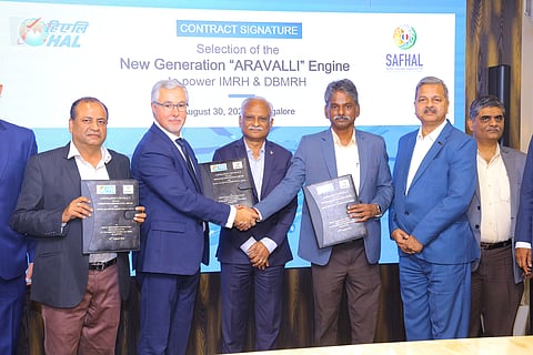 HAL signs contract with SAFHAL to develop and produce ‘Aravalli’ engines