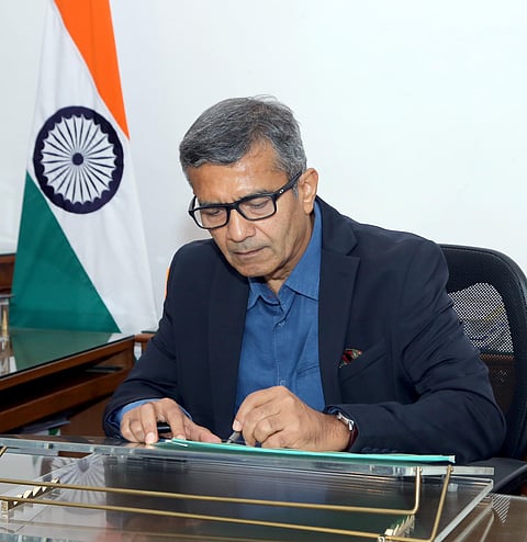 Defence Secretary Rajesh Kumar Singh