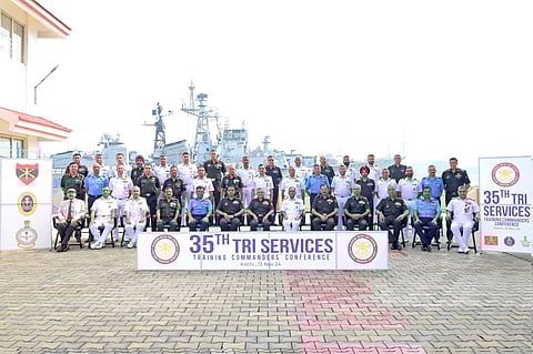 CDS Gen Anil Chauhan chairs 35th Tri-services Commanders’ Conference at Kochi